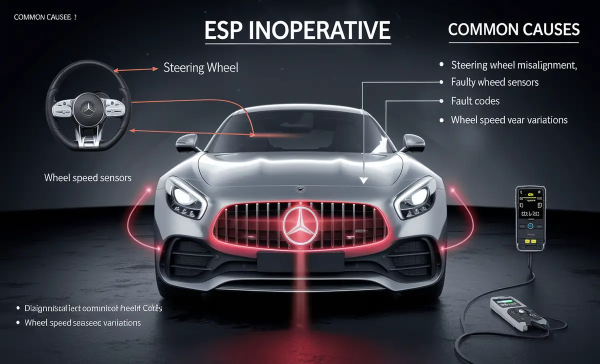 Common Causes Of ESP Malfunctions In Mercedes Cars