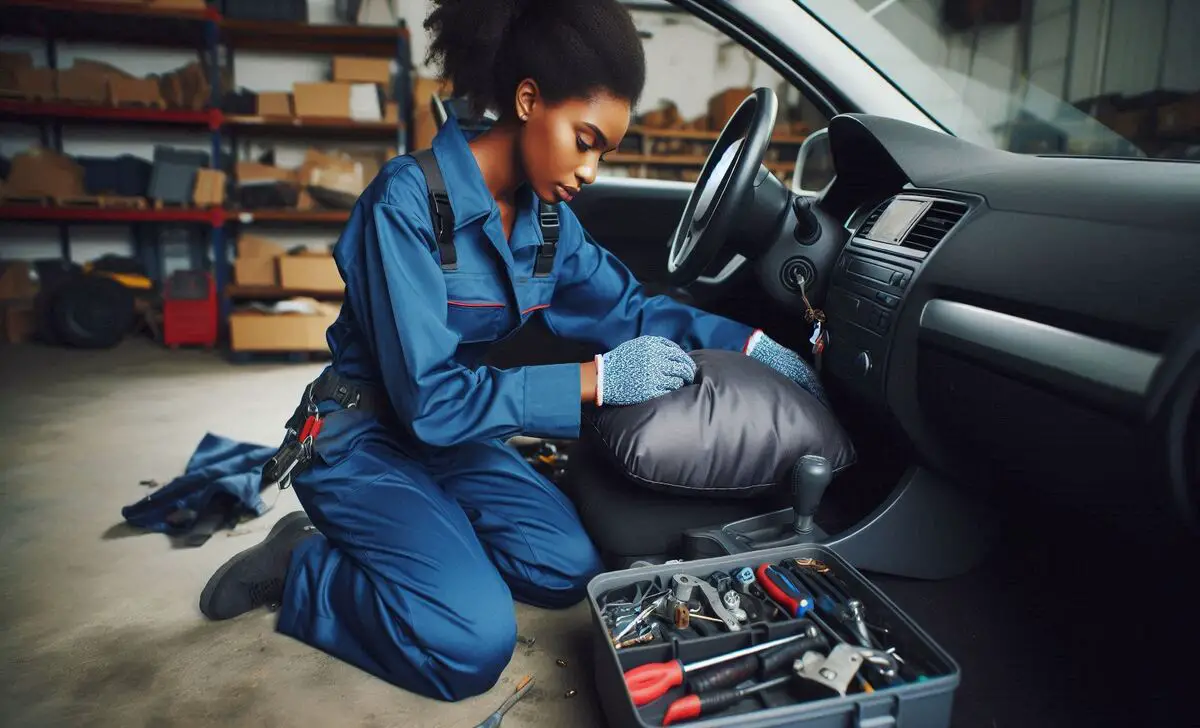 Reattaching The Airbag And Securing It In Place