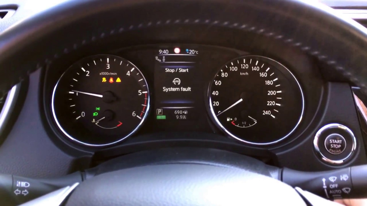 Symptoms Of A Faulty Stop-Start System In Nissan Qashqai