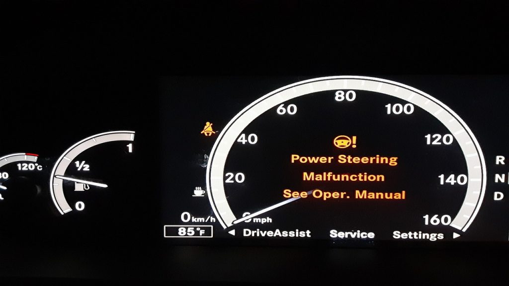 Power Steering Malfunction Mercedes Revitalize Drive