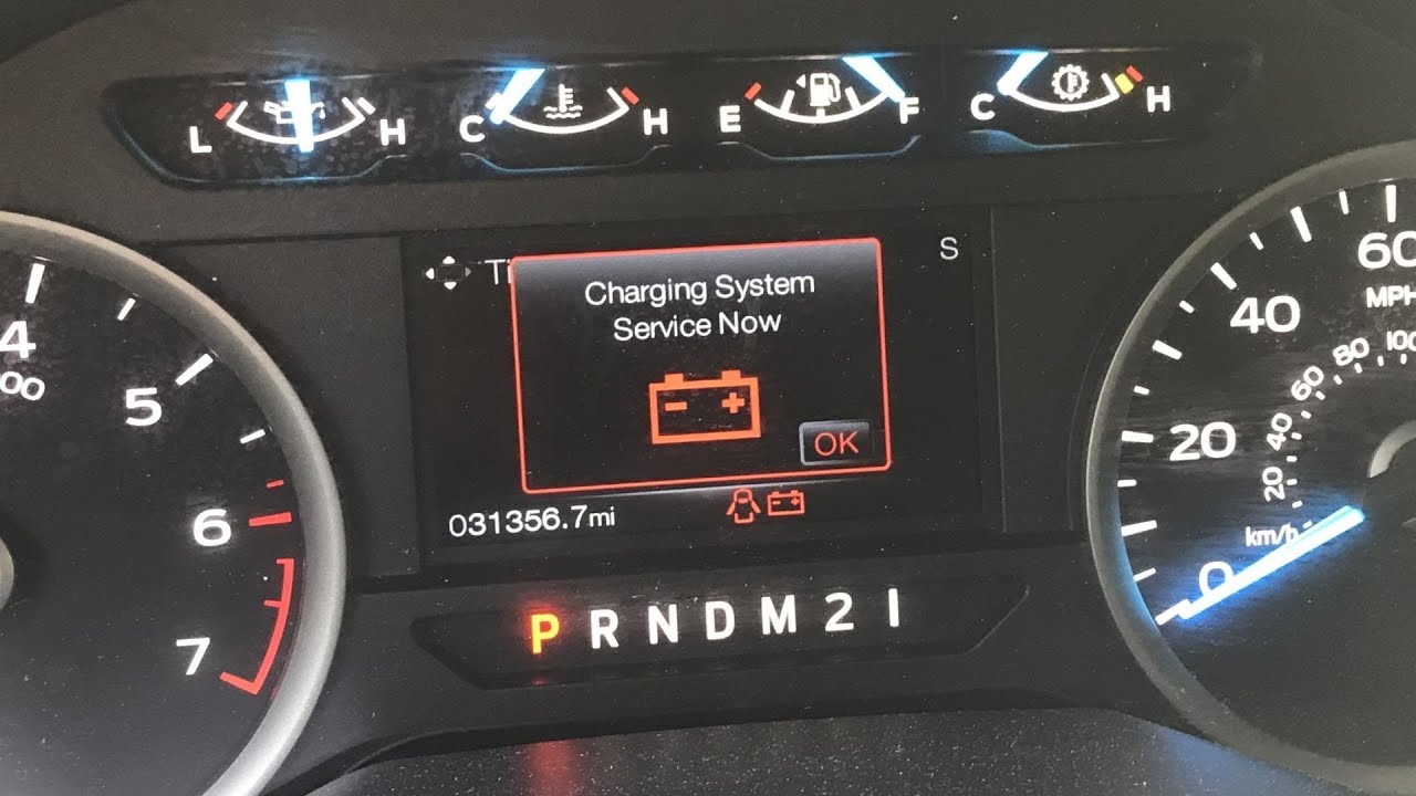 Ford Explorer “Check Charging System”