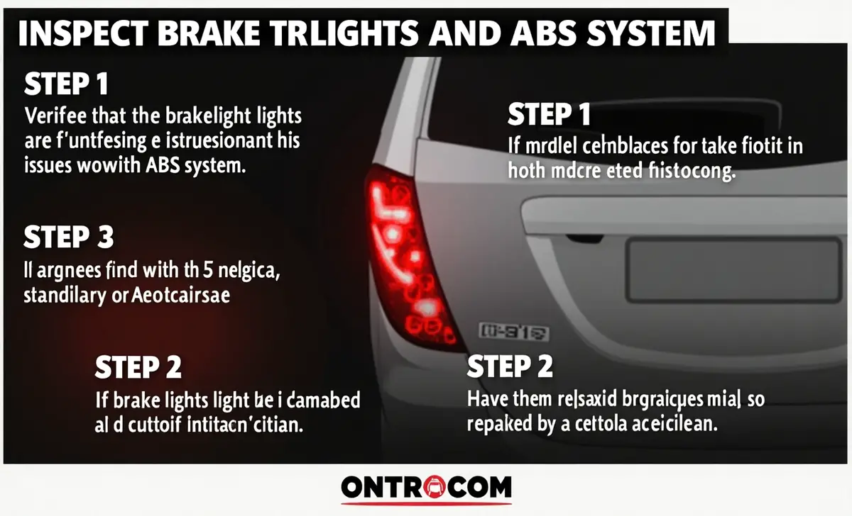 Inspect Brake Lights And ABS System