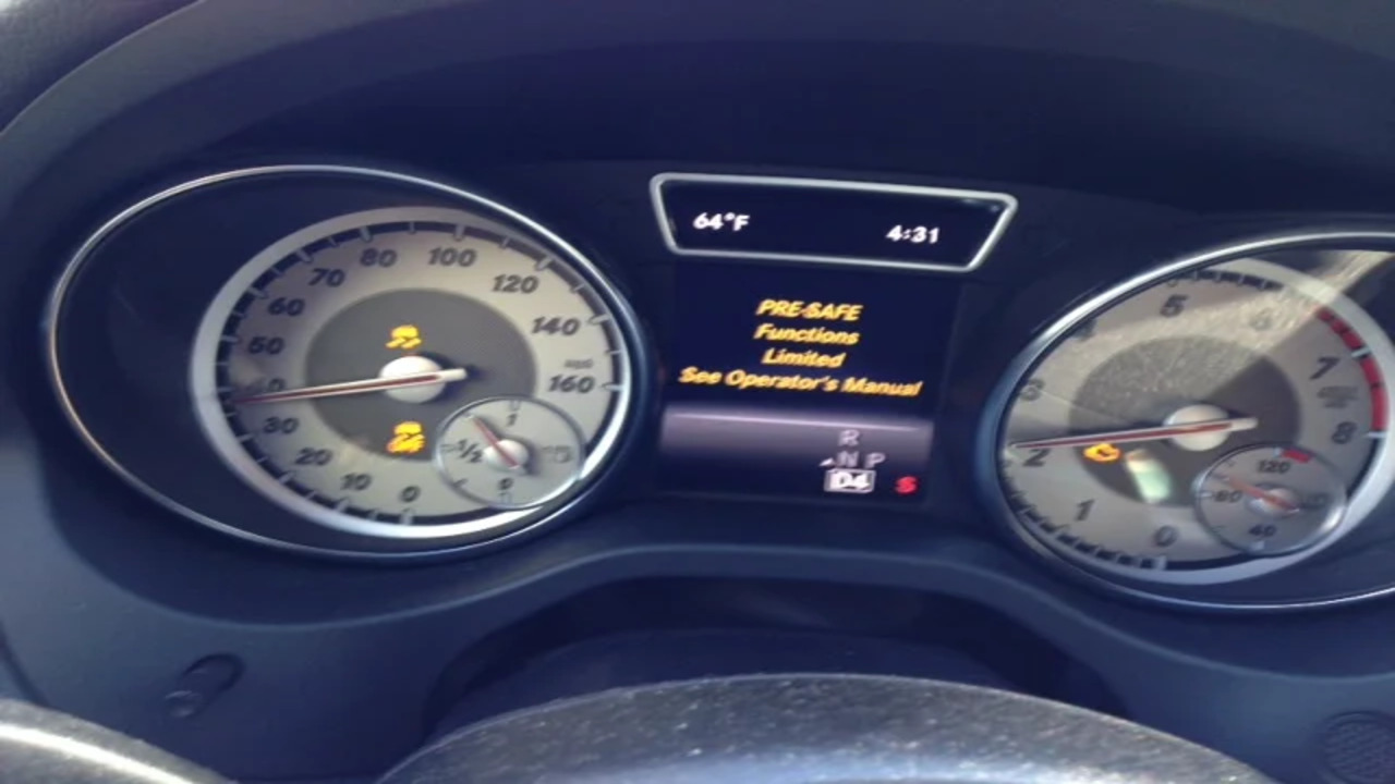 What Causes Mercedes Pre-Safe Functions Limited Warning Message