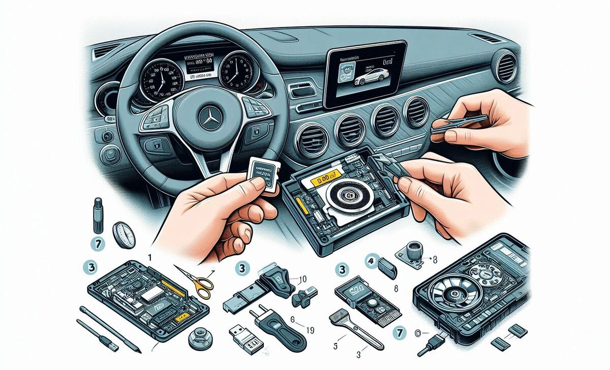 How To Install a Mercedes-Benz Navigation SD Card- 7 Steps