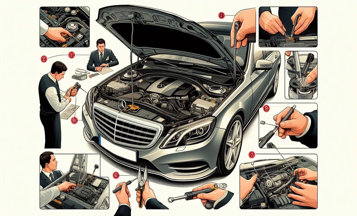 How To Open Hood On Mercedes Benz-Step-By-Step Guide