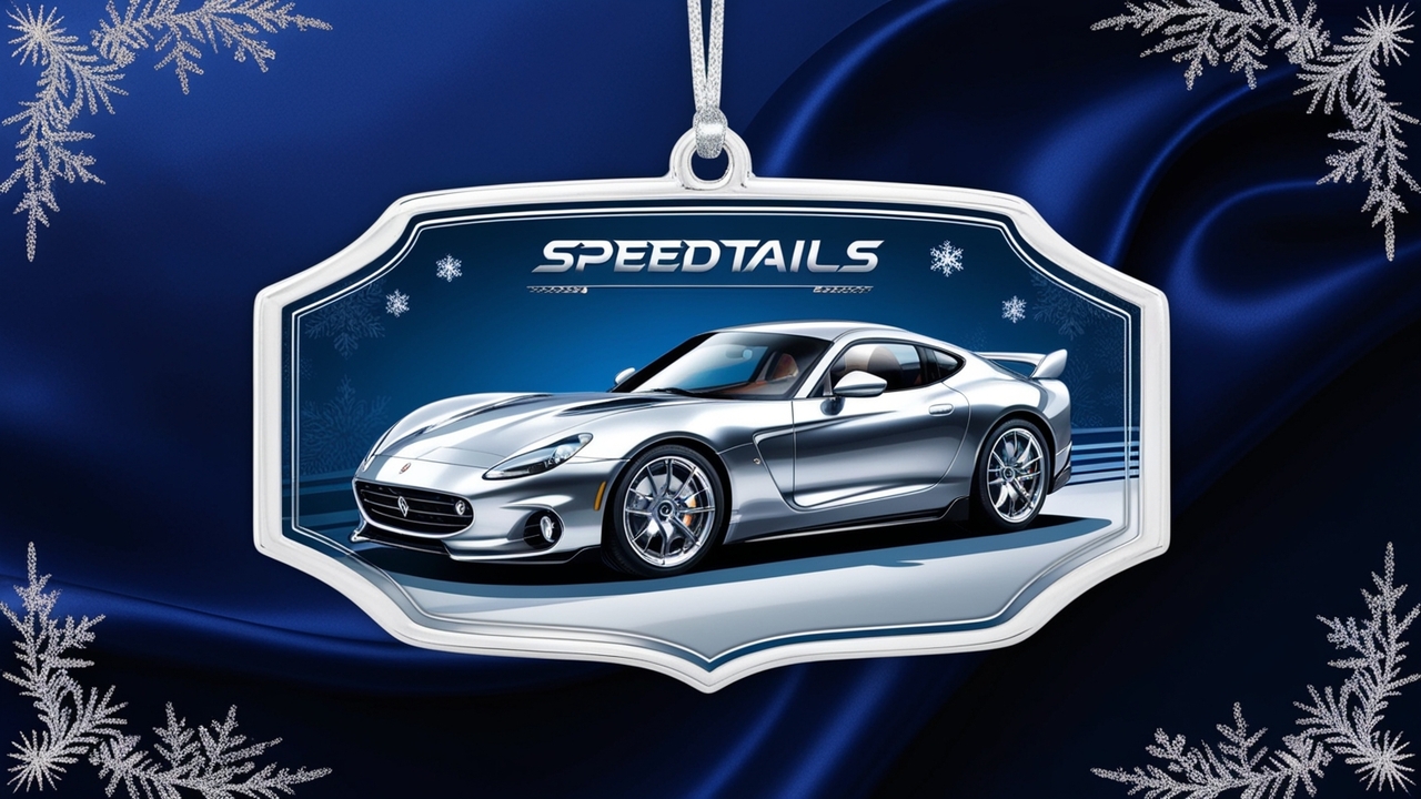 3 Christmas Ornament For Speedtails