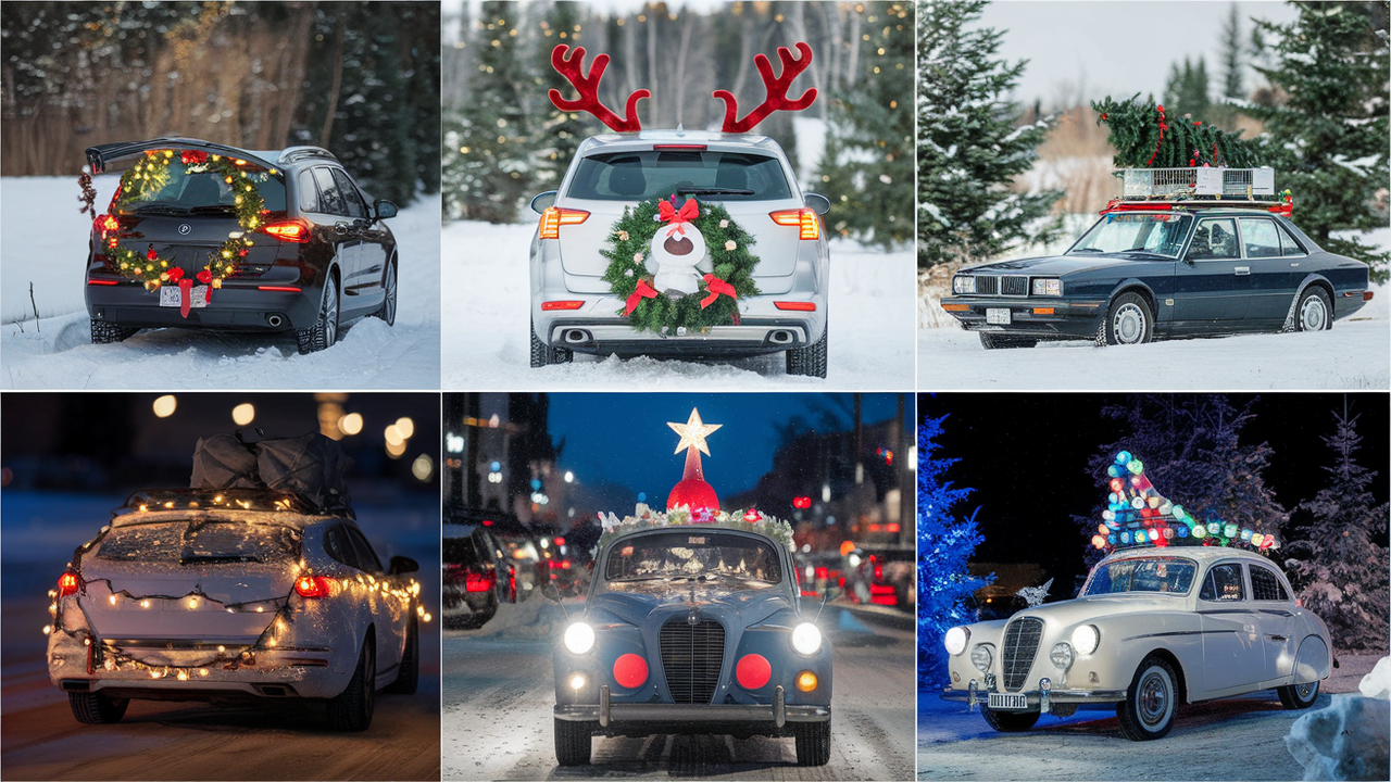 8 Car Christmas Decorations Ideas