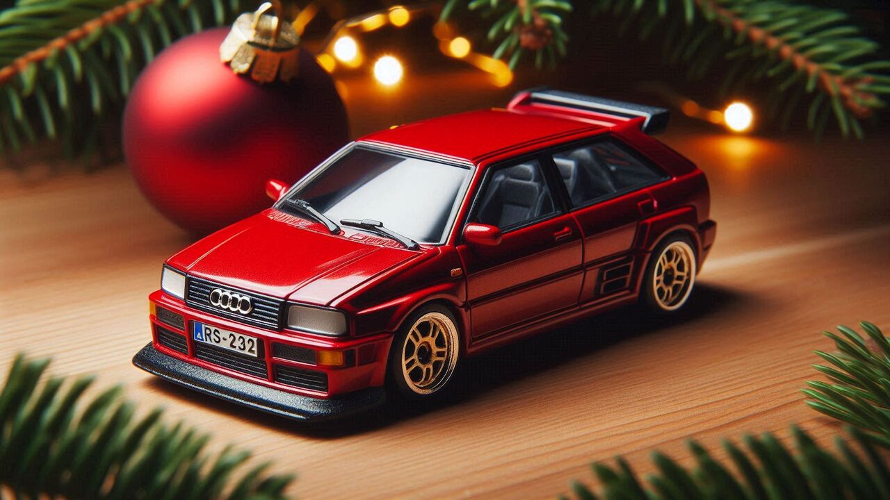 Audi Avant RS2 Hot Wheels Christmas Tree Ornament