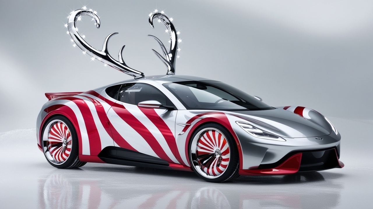 Candy Cane Antlers For Car Design And Styles