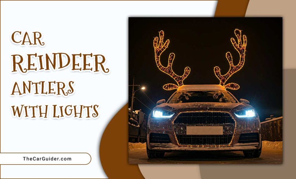 Car Reindeer Antlers With Lights