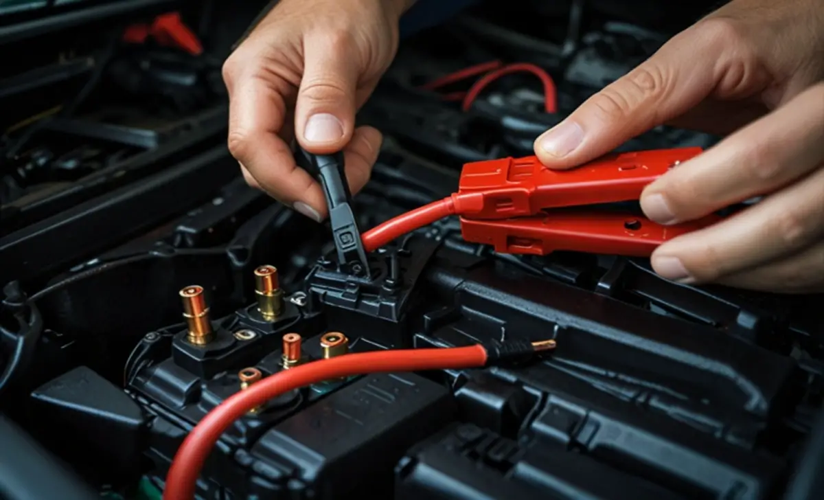 Connect the Jumper Cables