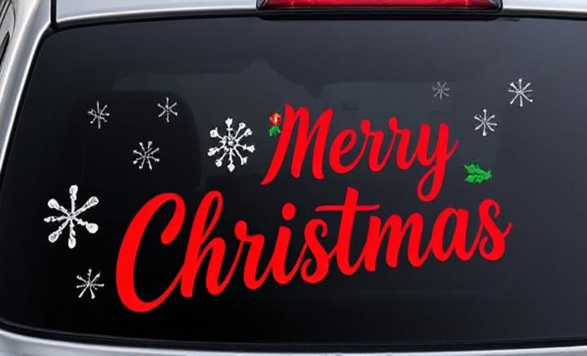 Personalize With Christmas Decals