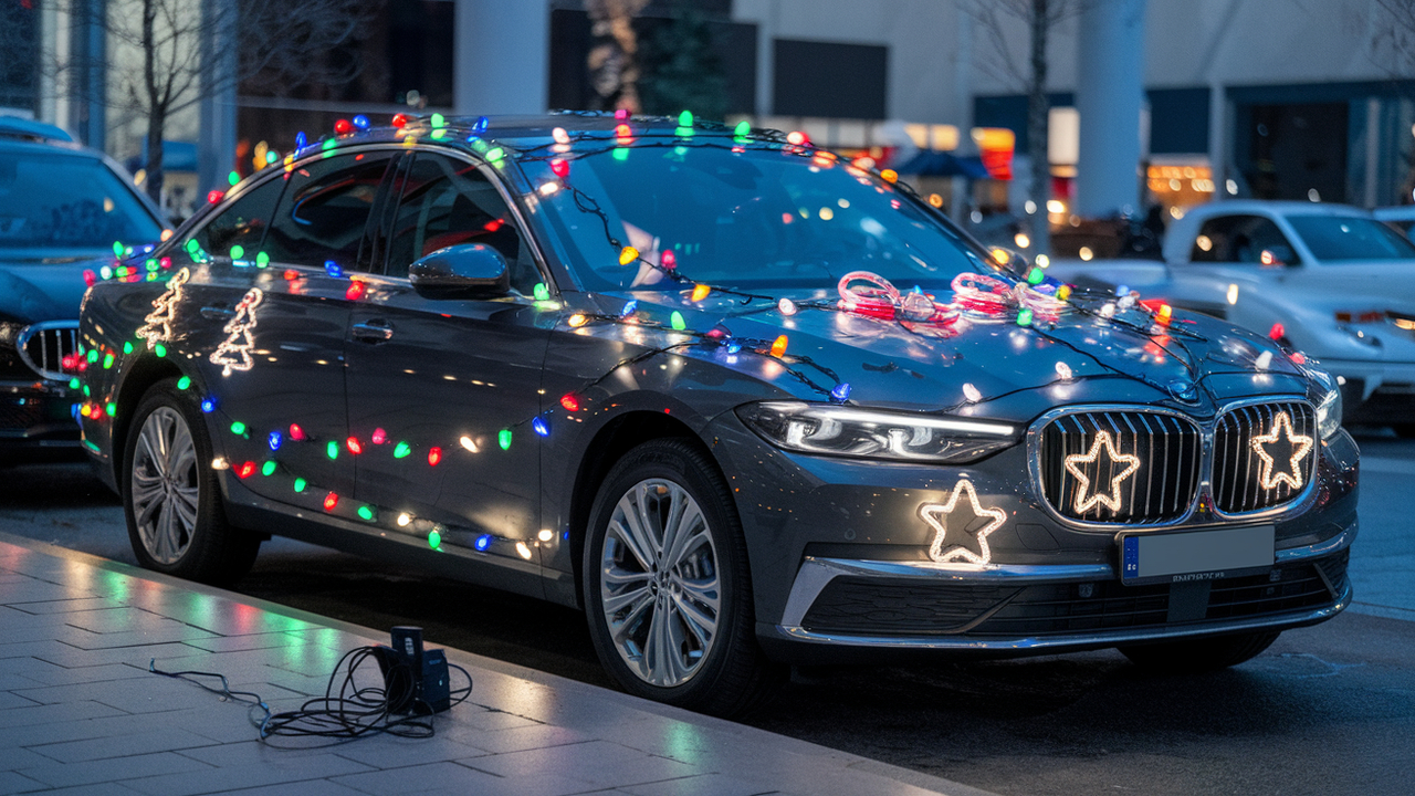 Step To Attaching Christmas Lights To Car