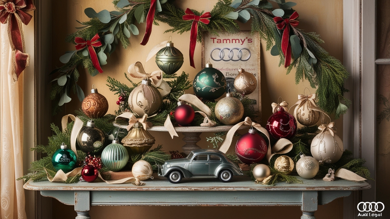 Tammys Vintage Treasures Audi Holiday Christmas Ornaments