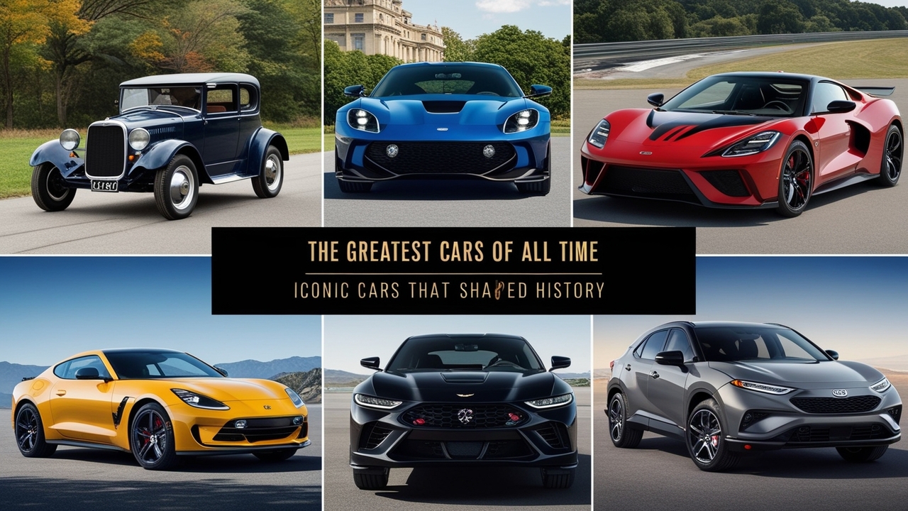 The Greatest Cars Of All Time - Iconic Cars That Shaped History