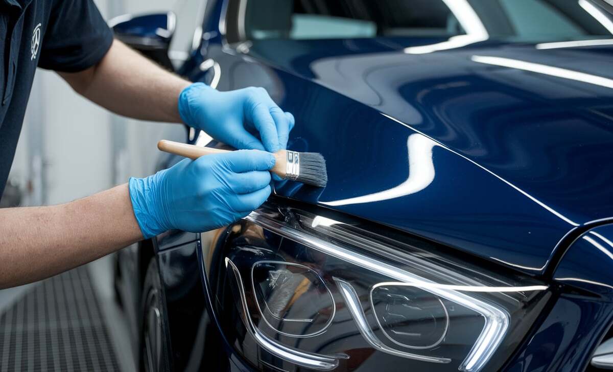 Apply The Touch-Up Paint