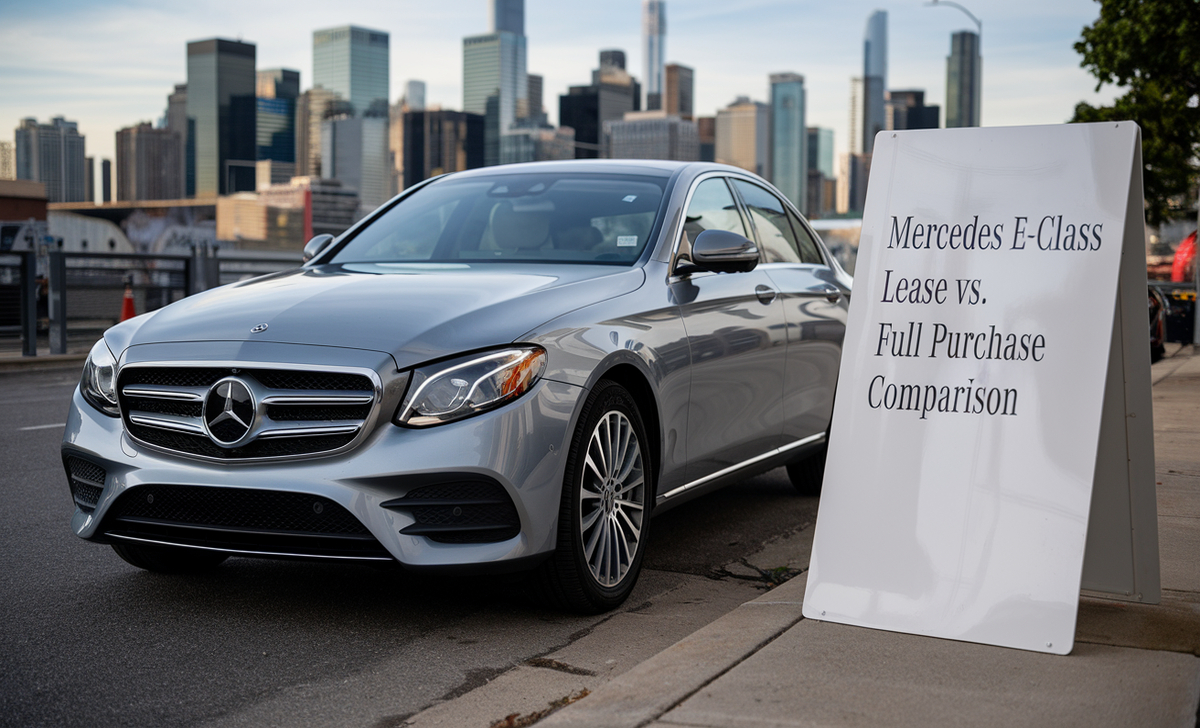 Mercedes E-Class Lease Vs. Full Purchase Comparison