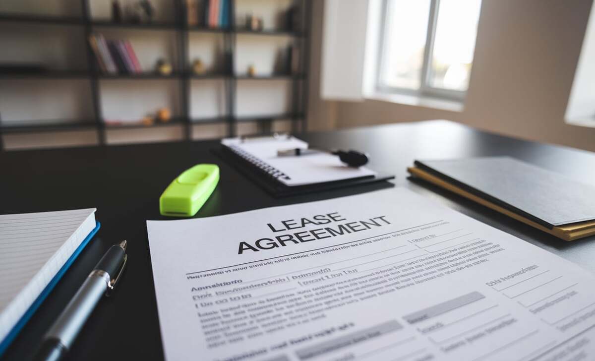 Sign The Lease Agreement