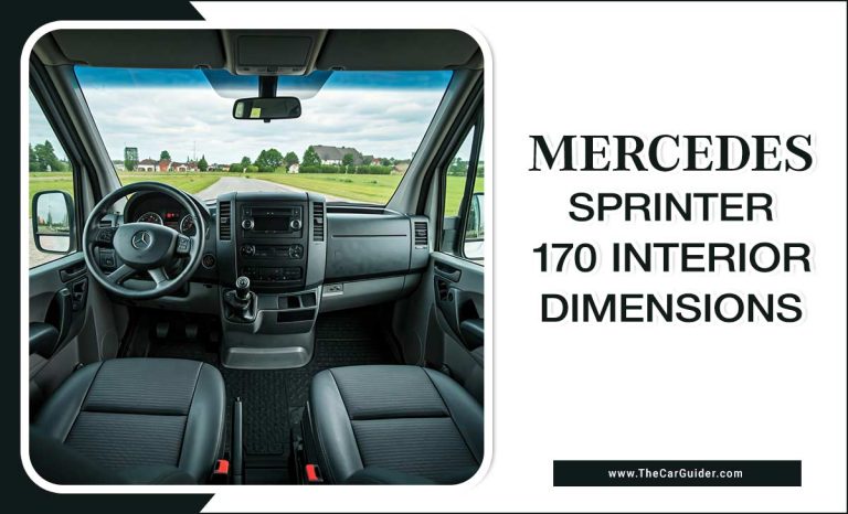 Mercedes Sprinter 170 Interior Dimensions: A Comprehensive Guide