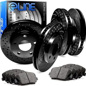 R1 Concepts Ceramic Brake Pads & Rotors Kit for E350 E400