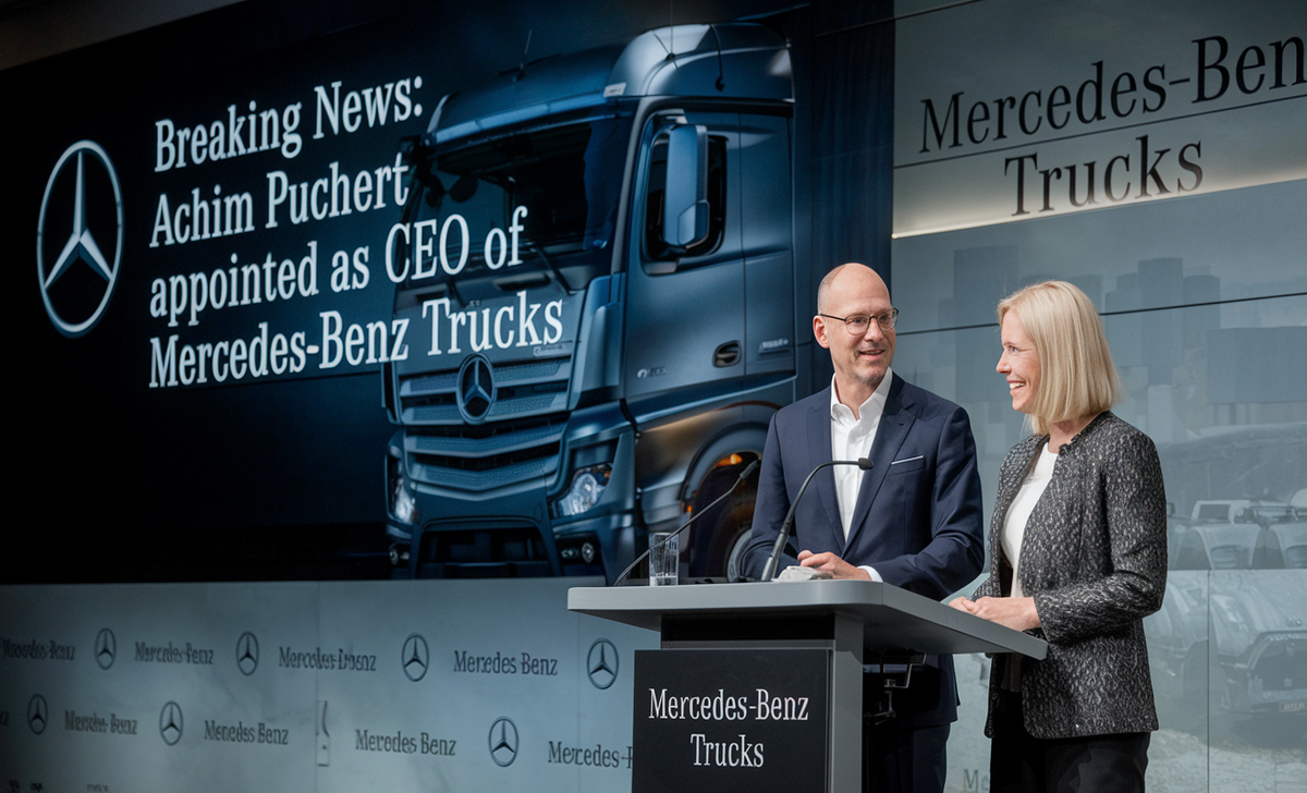 Breaking News - Achim Puchert Appointed As CEO of Mercedes-Benz Trucks