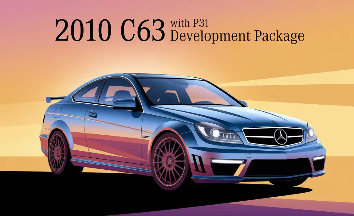 2010 C63 With P31 Development Package