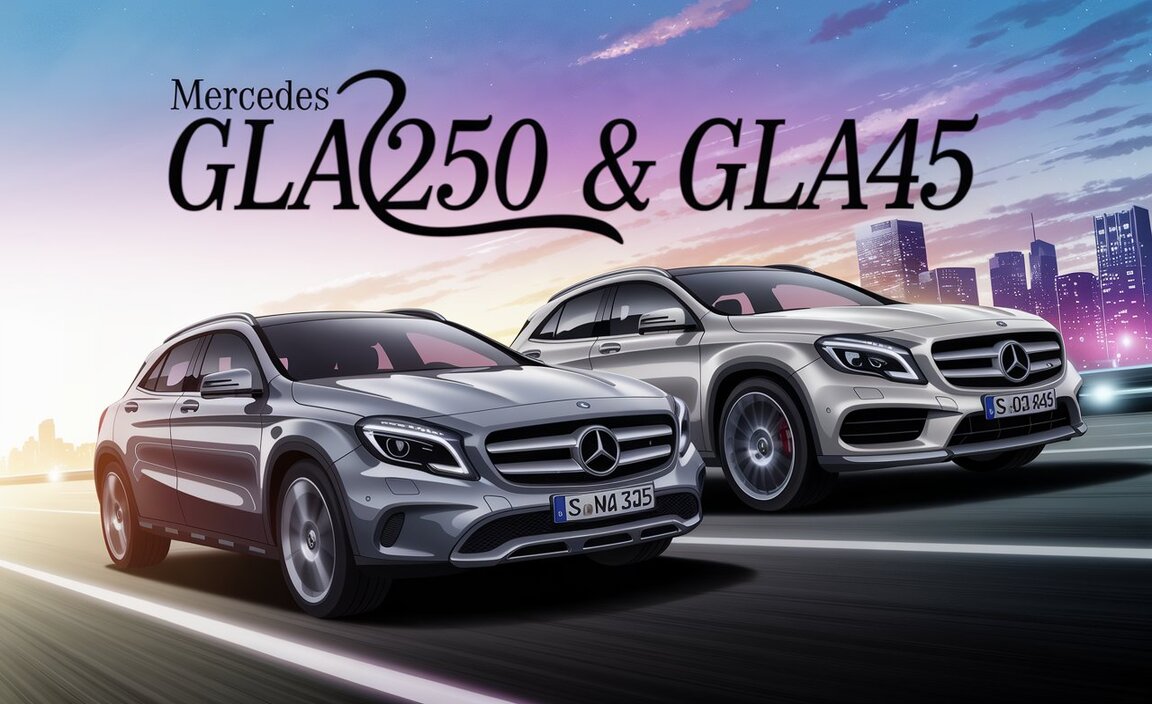 2015 Mercedes GLA250 & GLA45