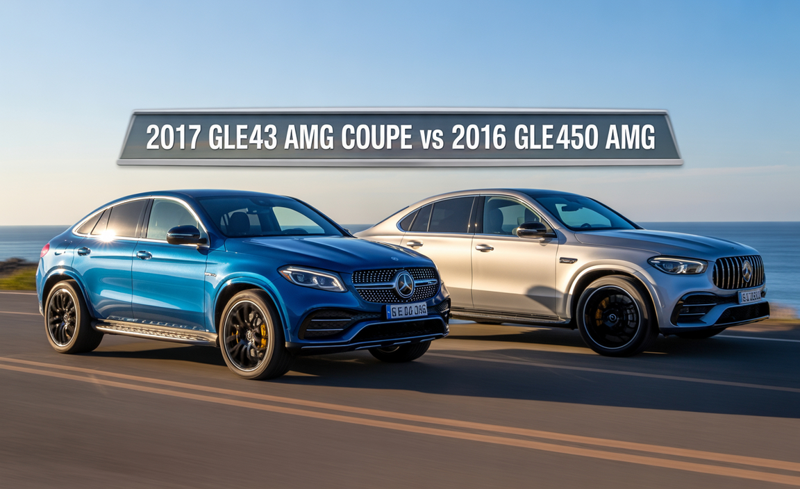 2017 Gle43 Amg Coupe Vs 2016 Gle450 Amg