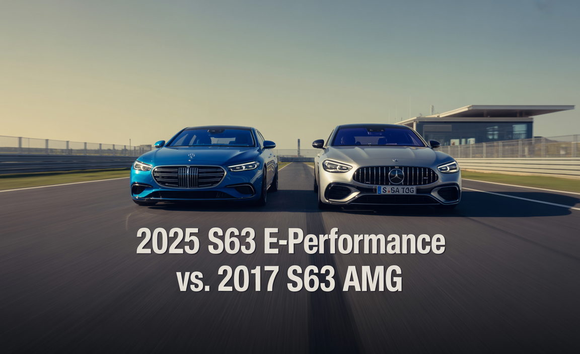 2025 S63 E-Performance vs. 2017 S63 AMG