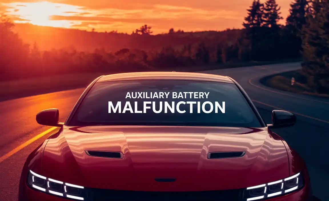 Auxiliary Battery Malfunction