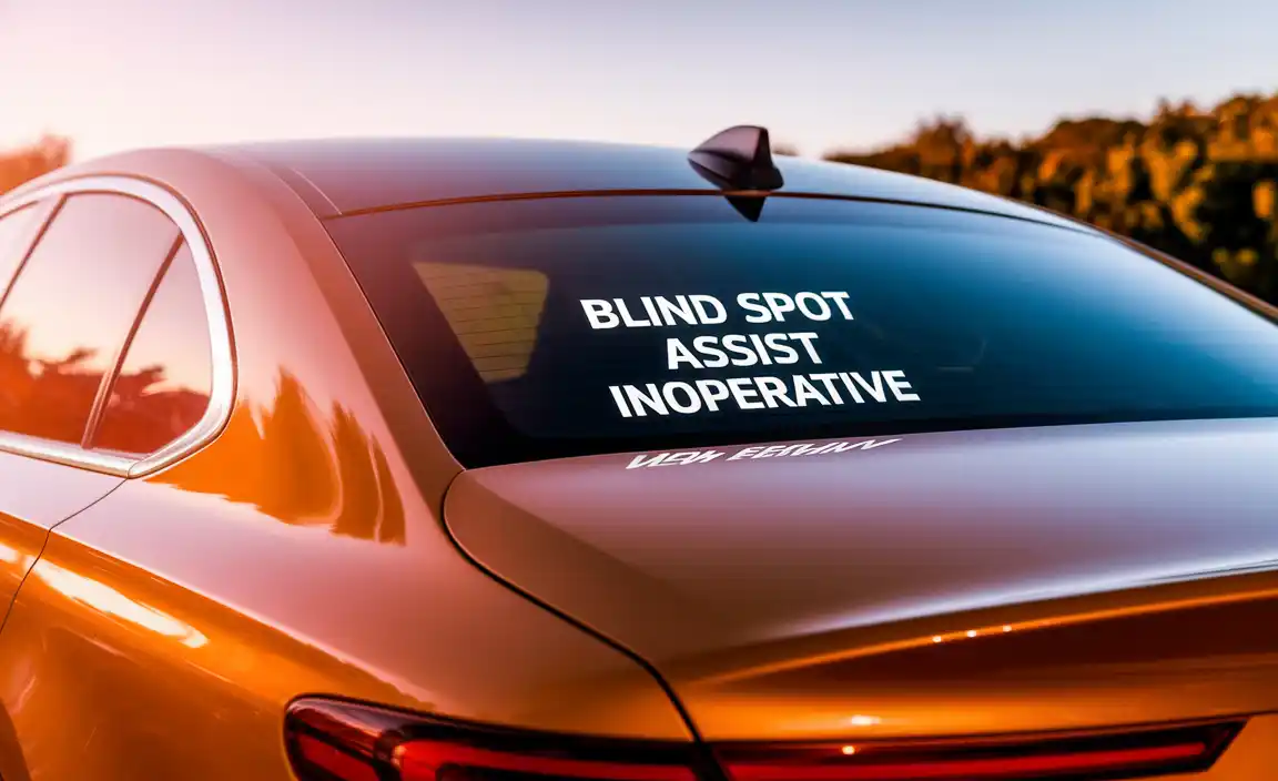 Blind Spot Assist Inoperative