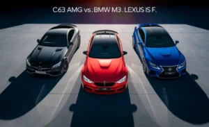 C63 AMG vs BMW M3 vs Lexus IS F
