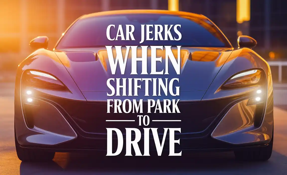 Car Jerks When Shifting From Park To Drive