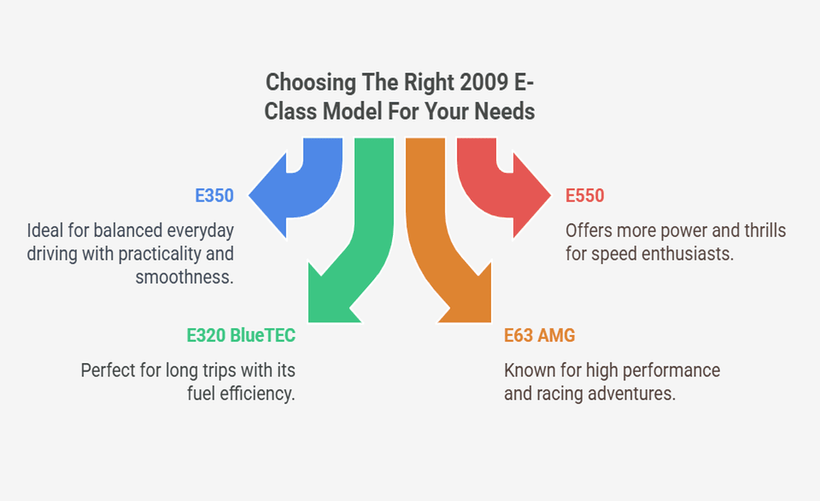 Choosing The Right 2009 E-Class Model For Your Needs