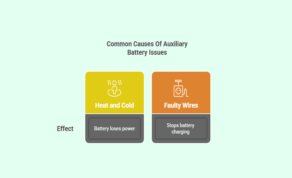 Common Causes Of Auxiliary Battery Issues