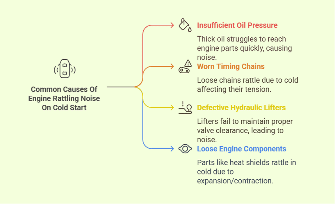 Common Causes Of Engine Rattling Noise On Cold Start