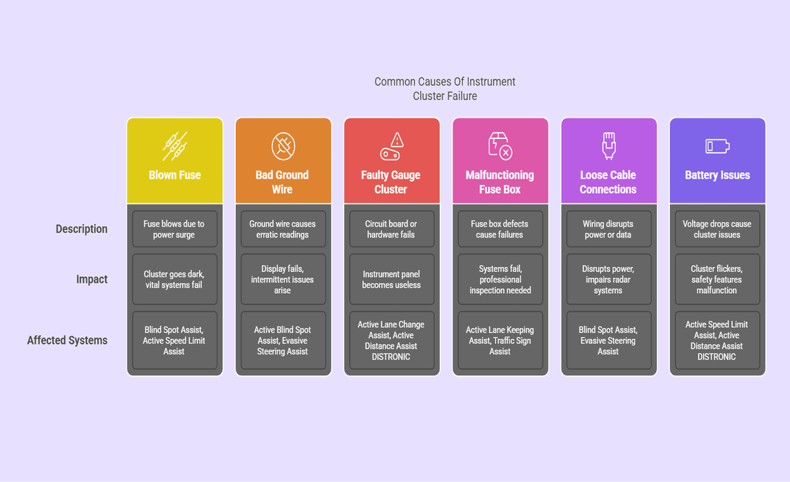 Common Causes Of Instrument Cluster Failure