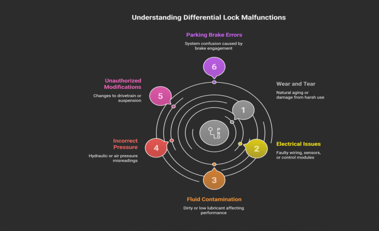 Front Rear Differential Lock System Malfunction Fix