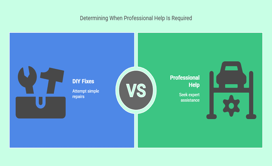 Determining When Professional Help Is Required