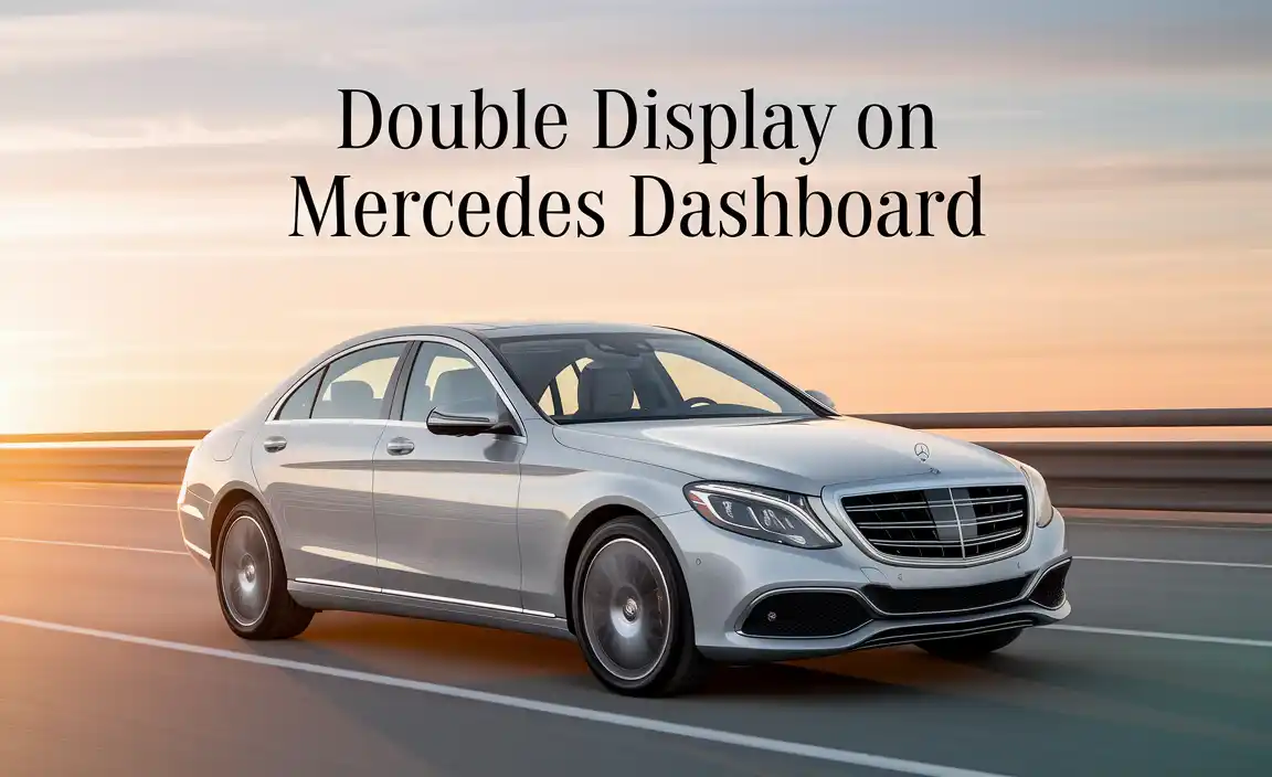 Double Display On Mercedes Dashboard