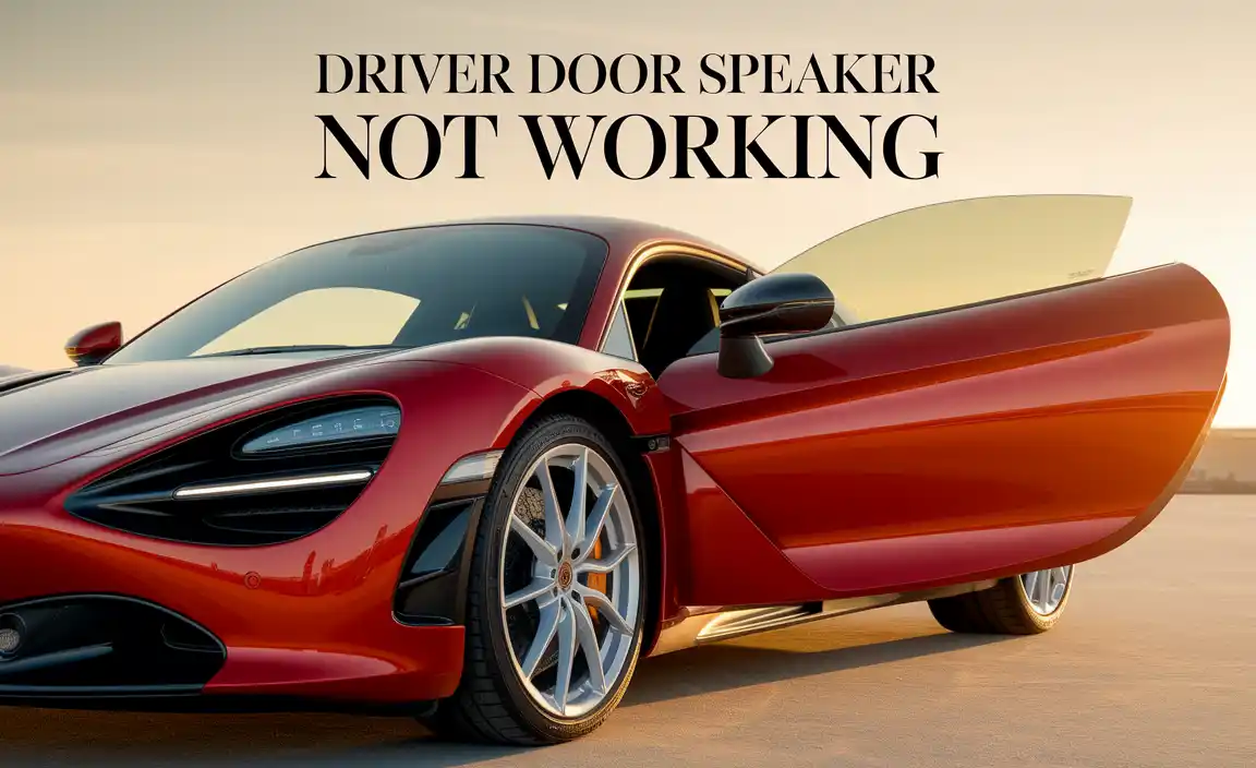 Driver Door Speaker Not Working