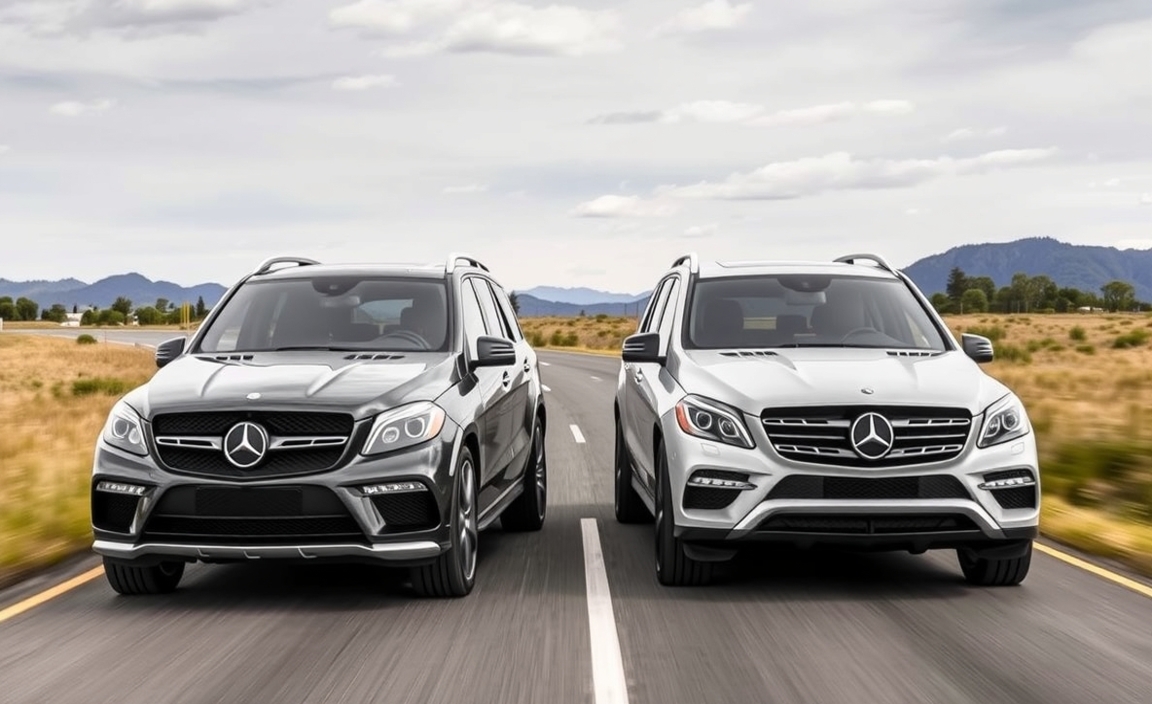 Exploring How The Mercedes-Benz ML63 AMG Pursues ML350