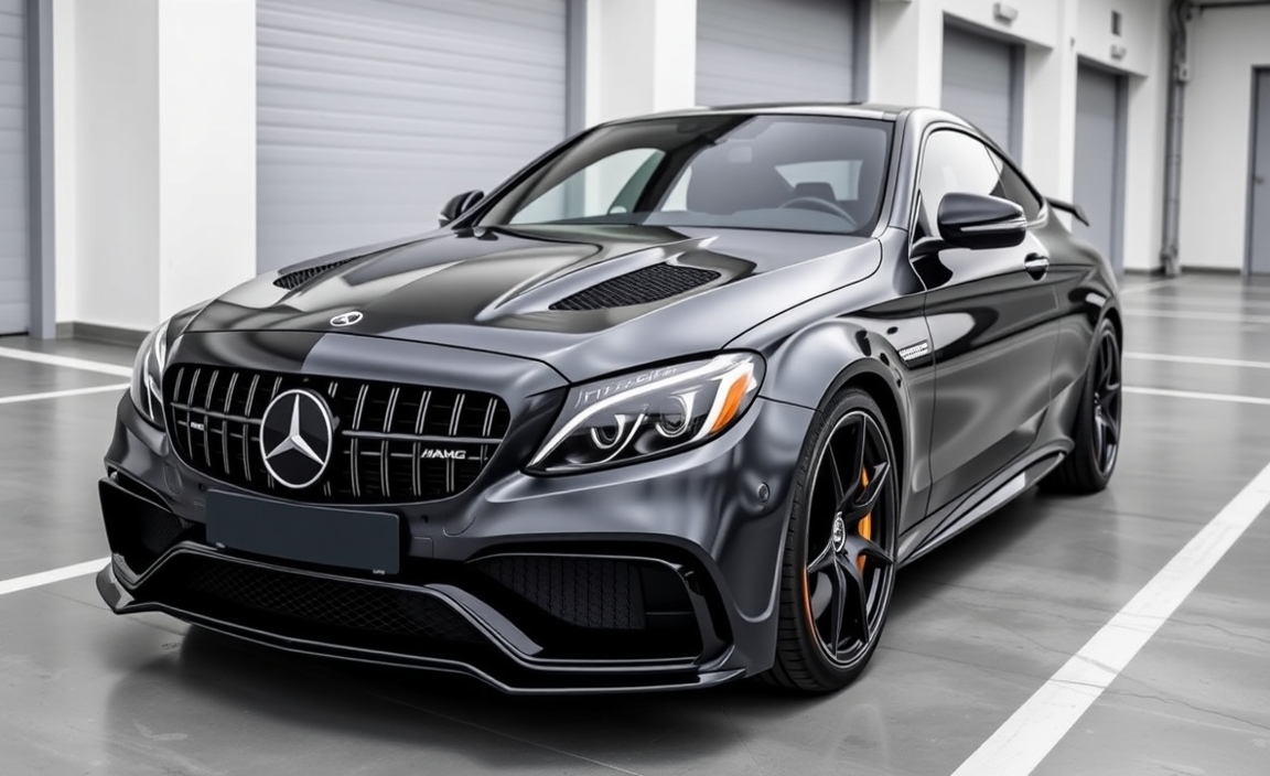 Exploring Mac II The Power Of Mercedes-Benz C63 AMG Black