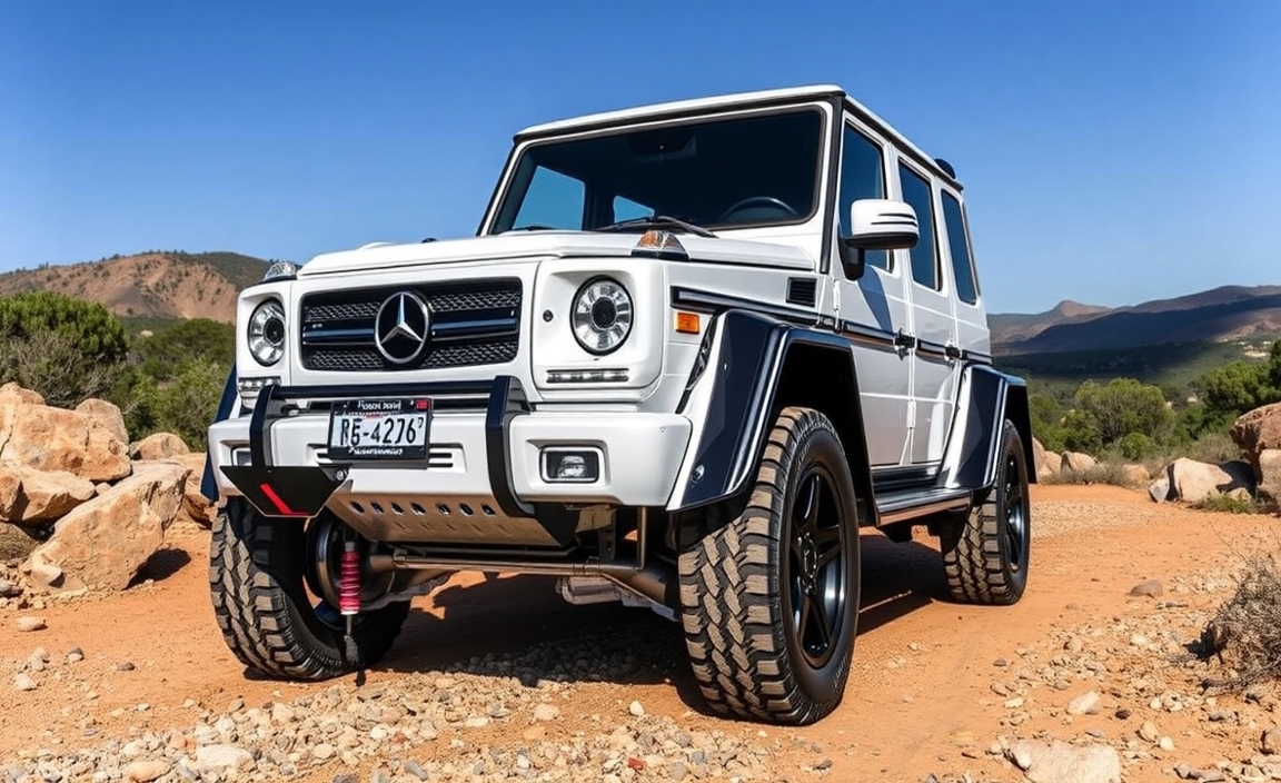 Exploring The 2017 Mercedes-Benz G550 4×4² Features