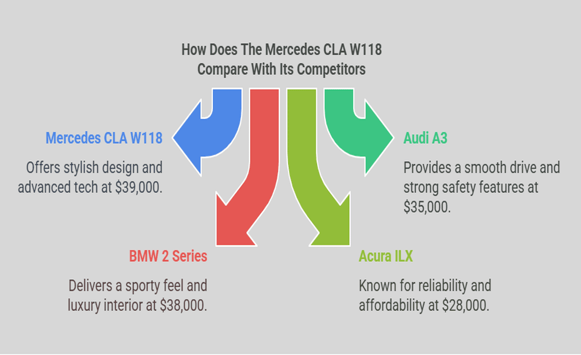 How Does The Mercedes CLA W118 Compare With Its Competitors
