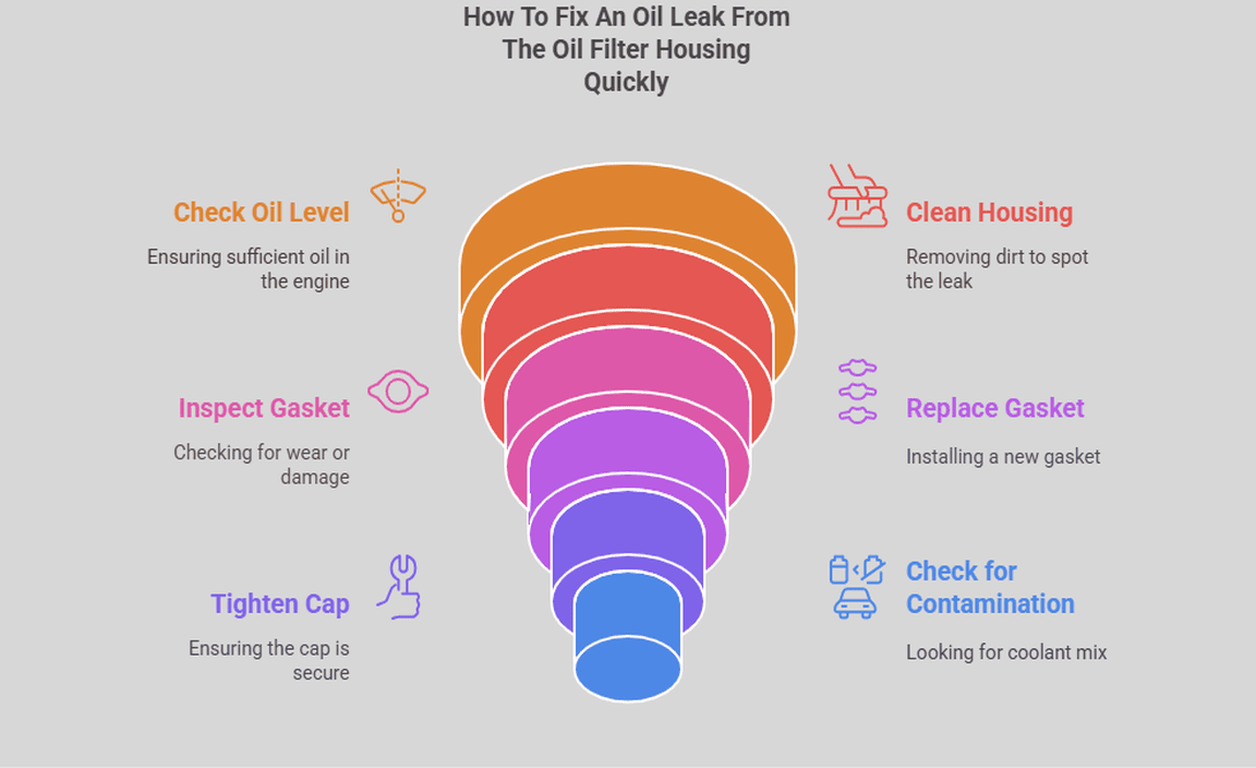 How To Fix An Oil Leak From The Oil Filter Housing Quickly