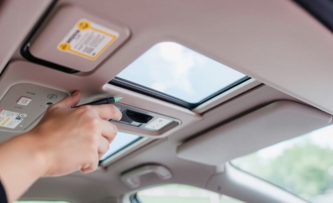 Inspecting The Sunroof Motor