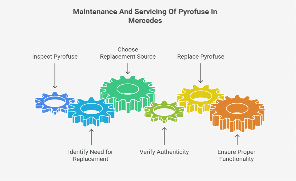 Maintenance And Servicing Of Pyrofuse In Mercedes
