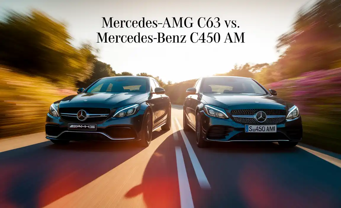 Mercedes-AMG C63 S vs. Mercedes-Benz C450 AMG