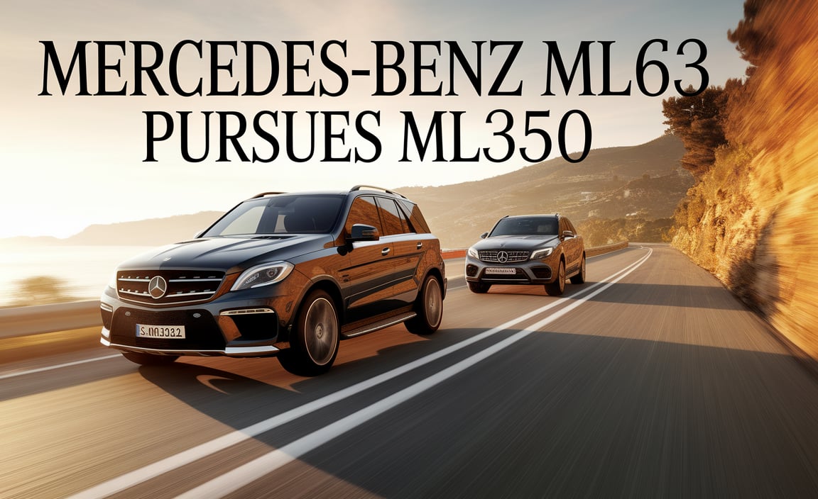 Mercedes-Benz ML63 AMG Pursues ML350